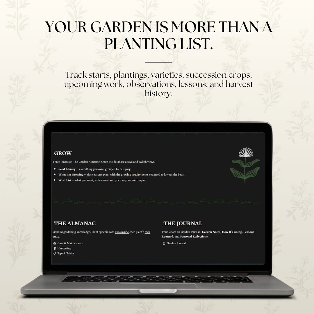 The Homestead Companion - Complete Notion Homestead Planner & Management System