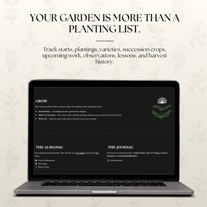 The Homestead Companion - Complete Notion Homestead Planner & Management System