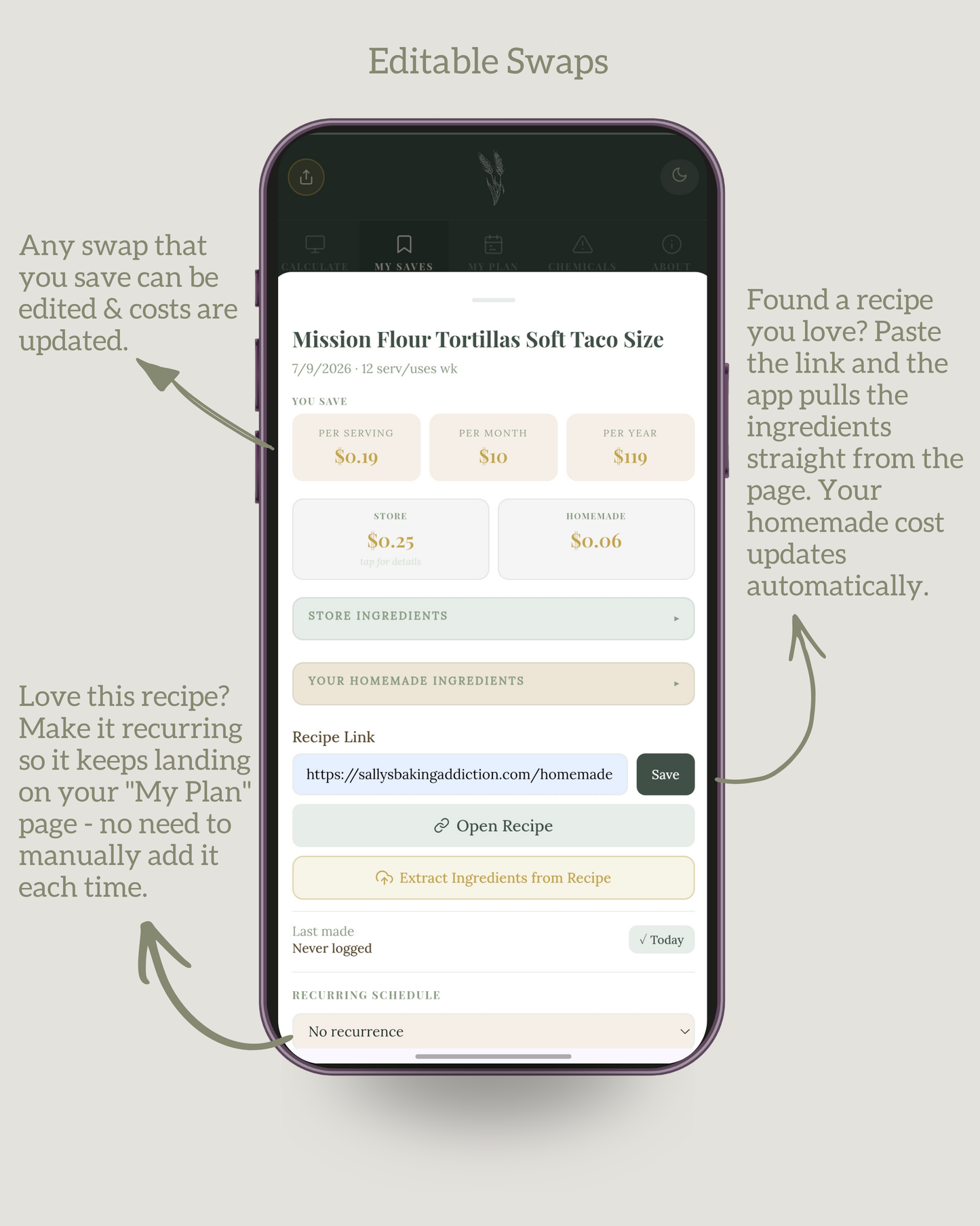 The Real Cost App (Full Version)