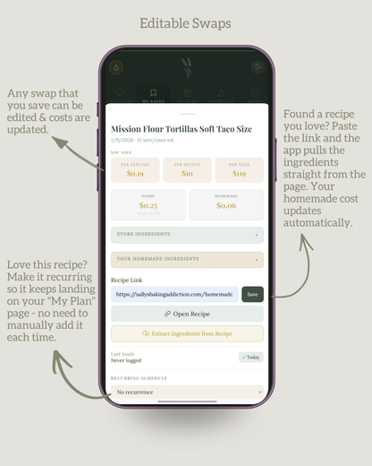The Real Cost App (Full Version)