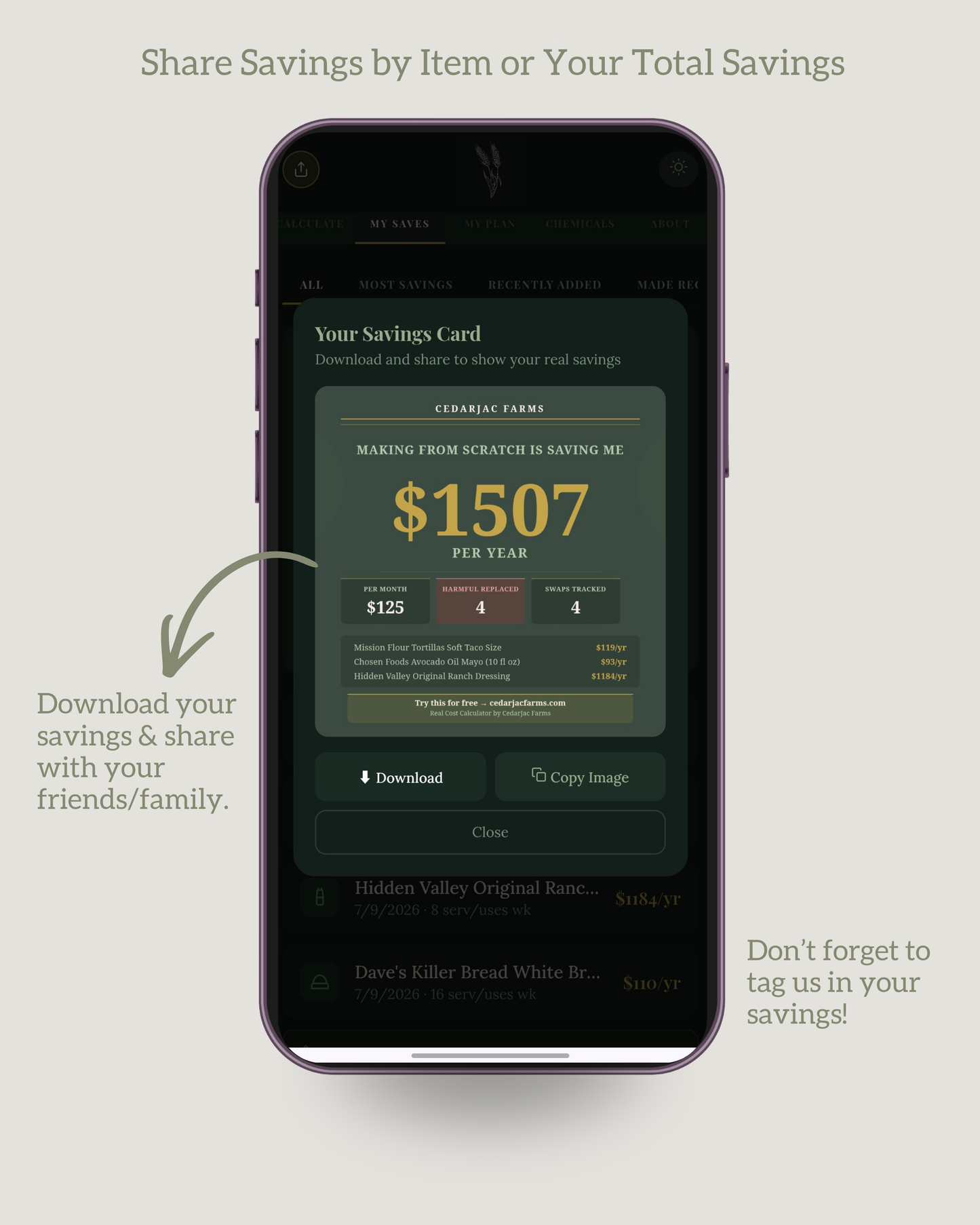 The Real Cost App (Full Version)